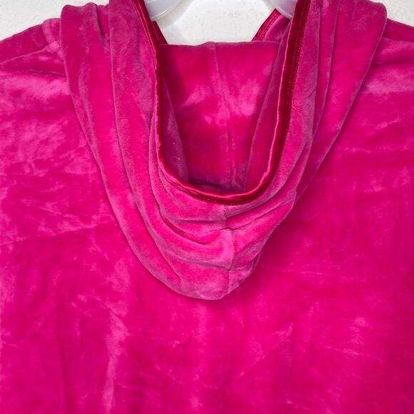 Izod Movement Velour Hoody Jacket Pink - Picture 5 of 11